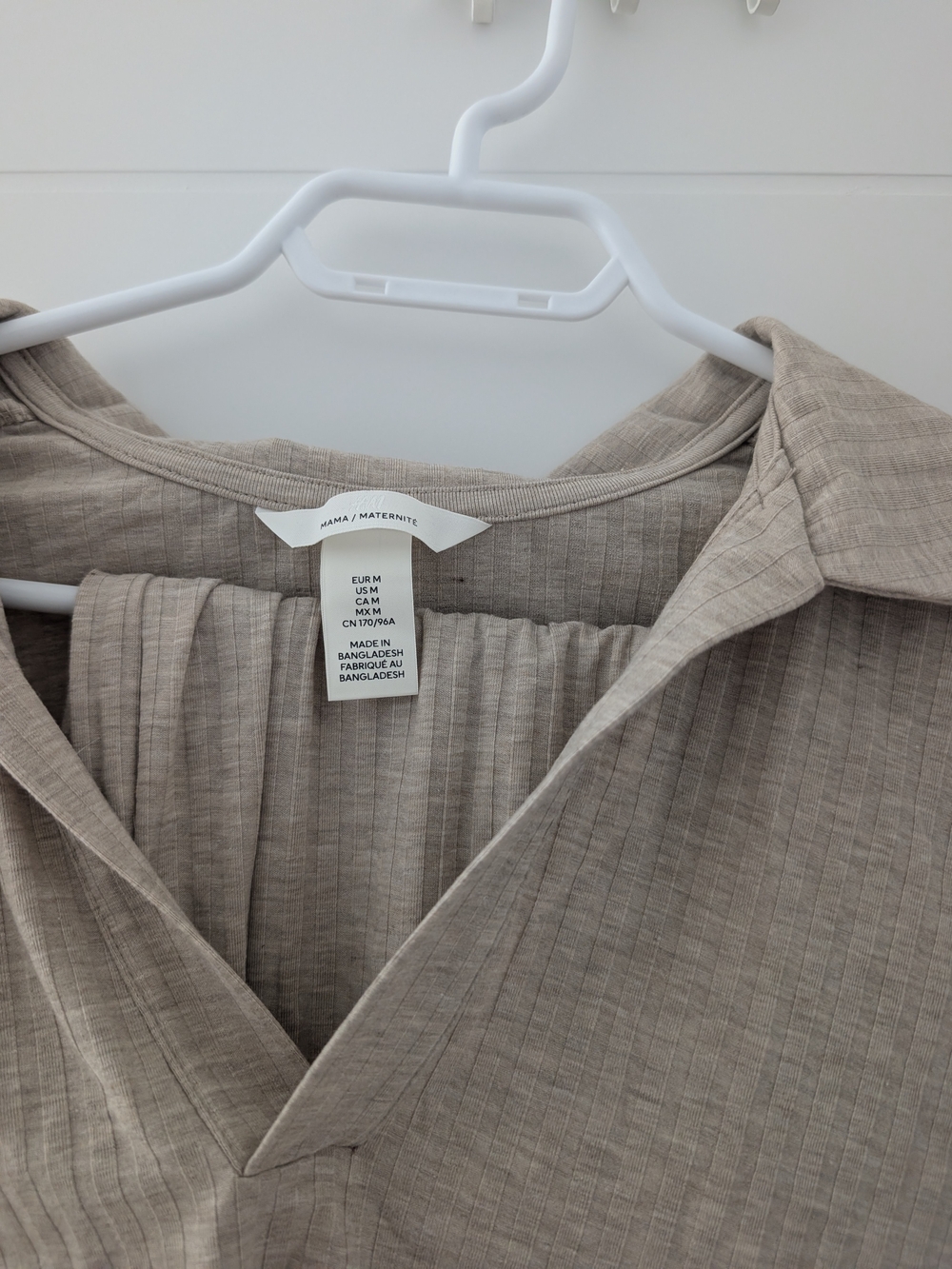 H&M Mama Two Piece Maternity Ribbed Set Size Small - Picture 2 of 3